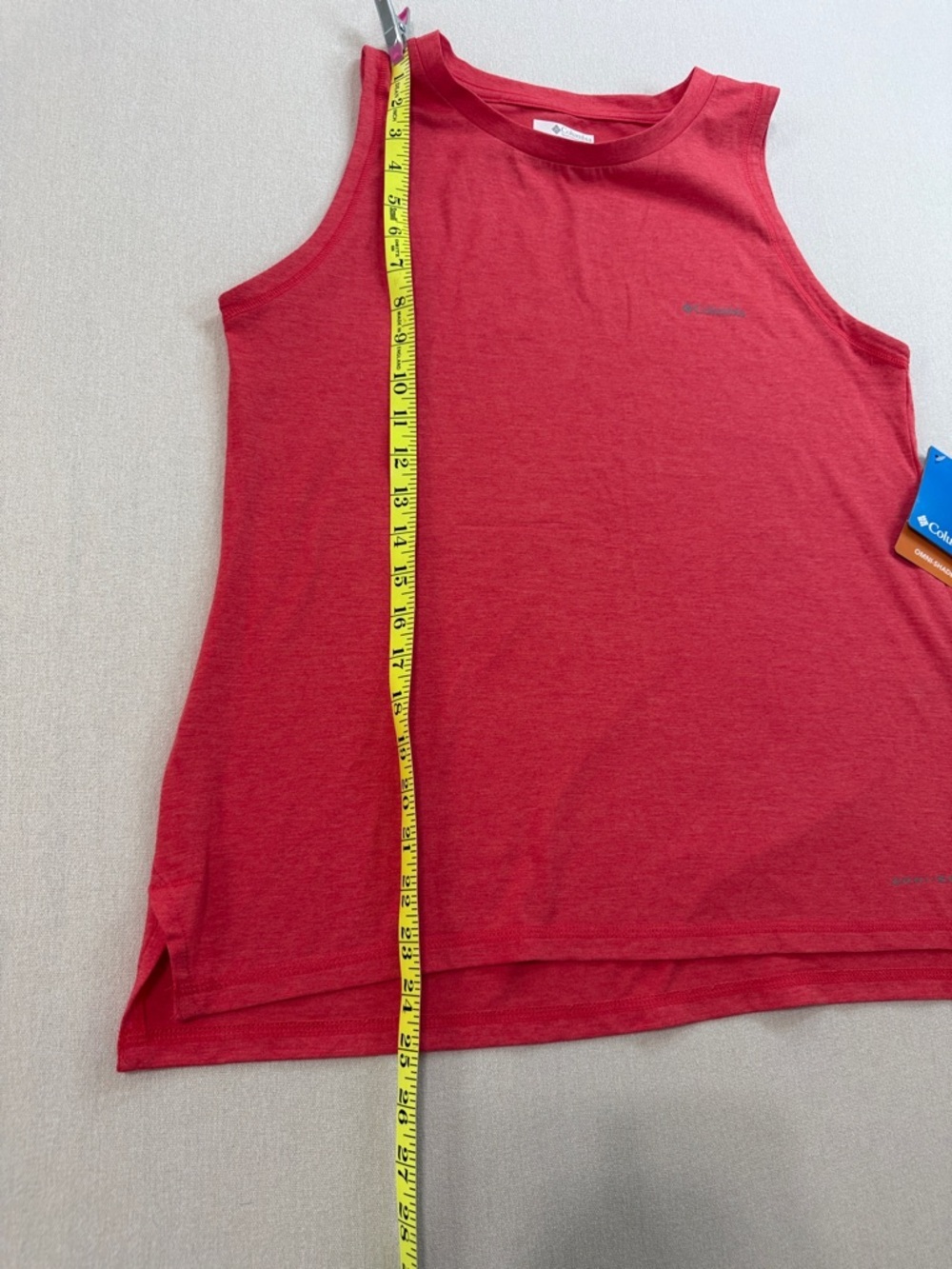 Columbia Red,Orange Women's Sleeveless Tank Top - Picture 5 of 7